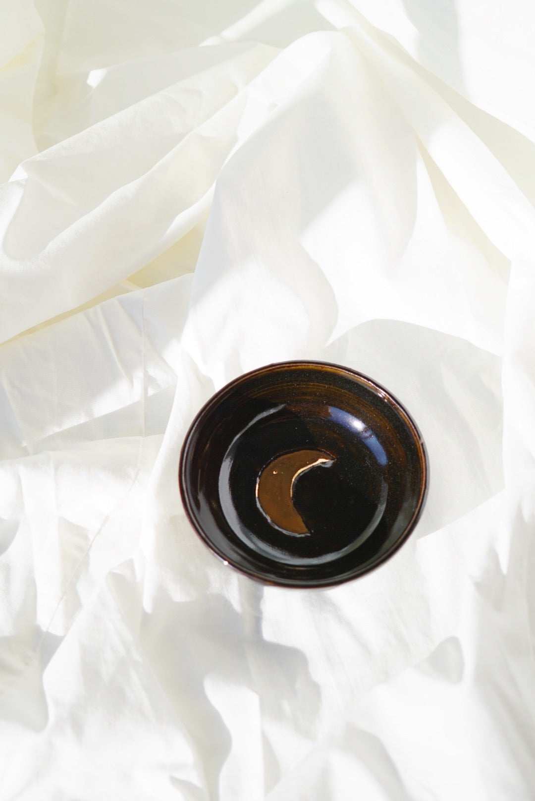 LUNA Celestial Jewelry Dish (Fatima's Clay Collaboration) Black