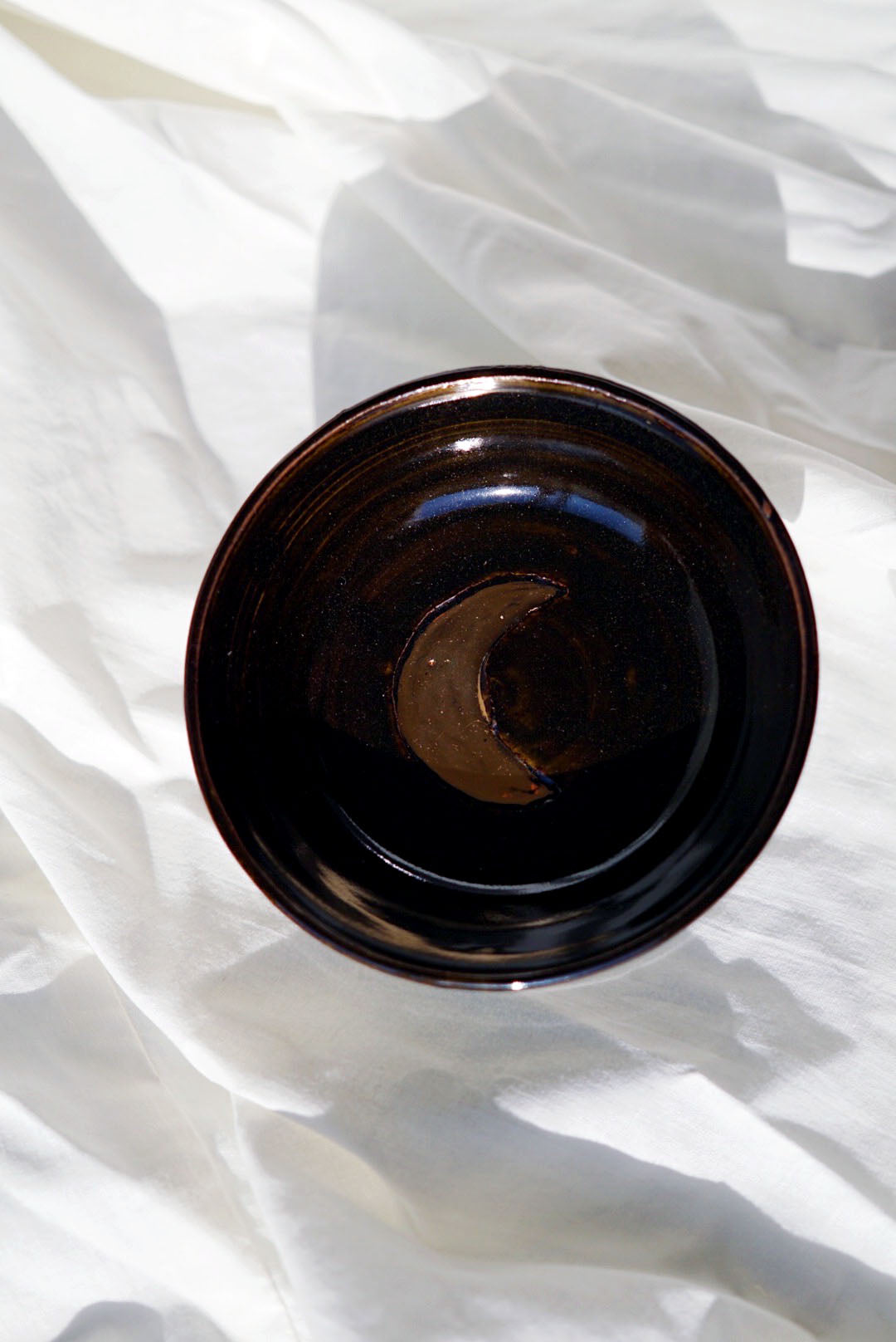 LUNA Celestial Jewelry Dish (Fatima's Clay Collaboration) Black