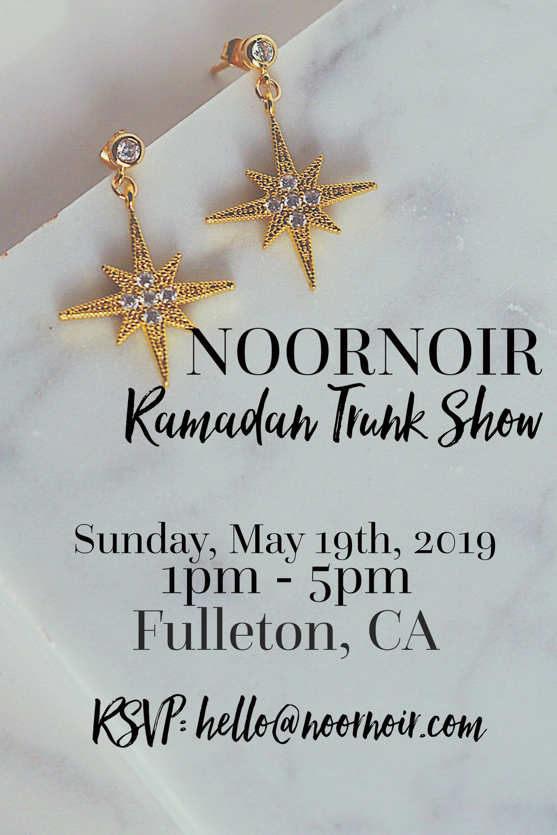 Save the Date: May 19 Trunk Show in Fullerton, CA