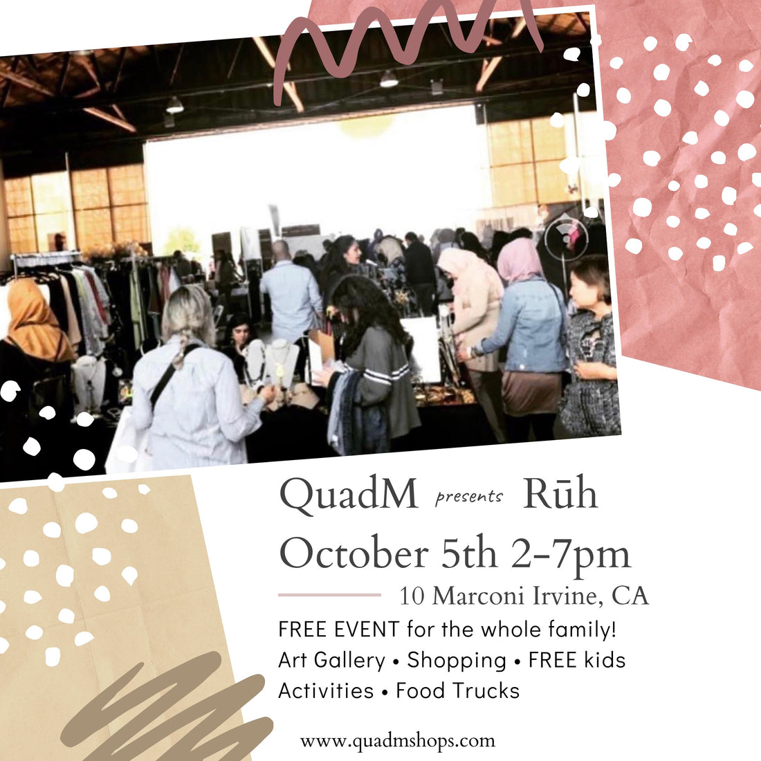 Upcoming Events: QuadM Irvine, CA 10/5/19