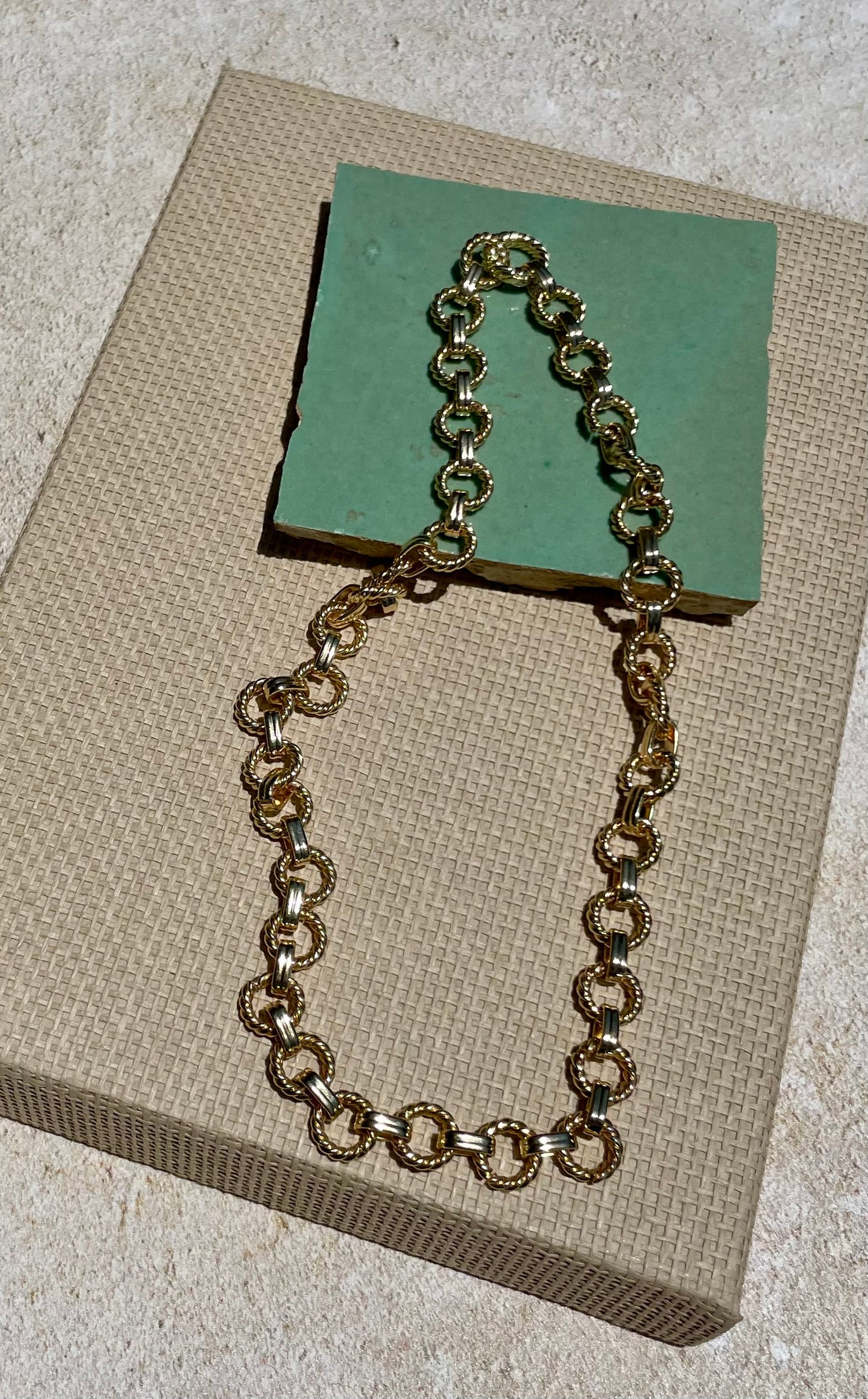 LA JOLLA Vintage Inspired Twist Chain Necklace