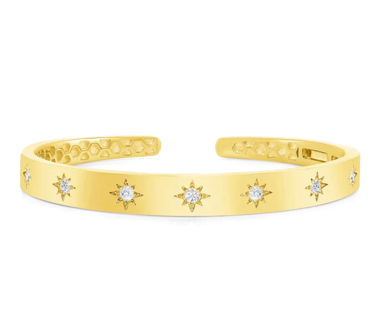 LAYLA North Star Diamond Cuff Bracelet