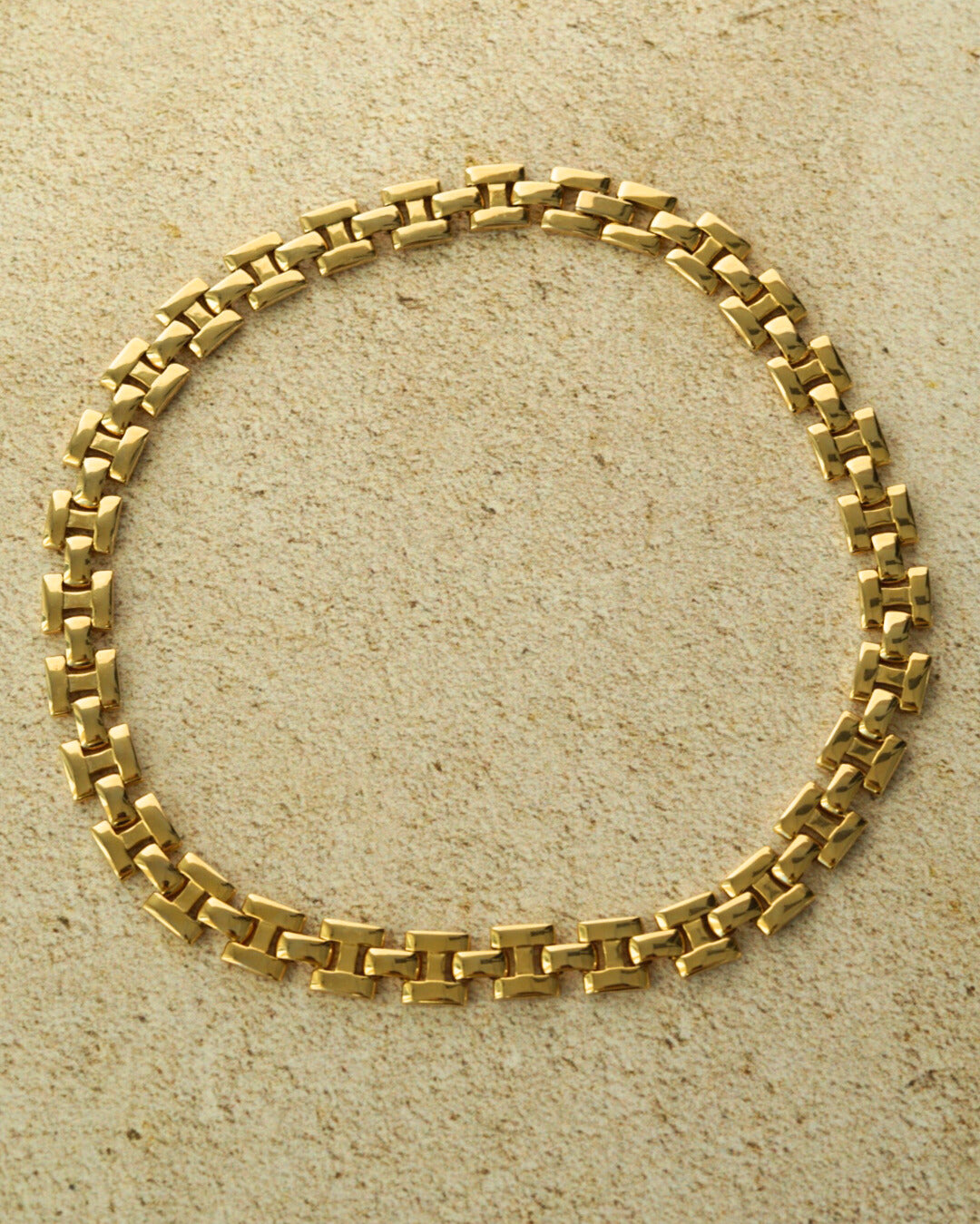 CONSTANCE Vintage Statement Chain Collar Necklace