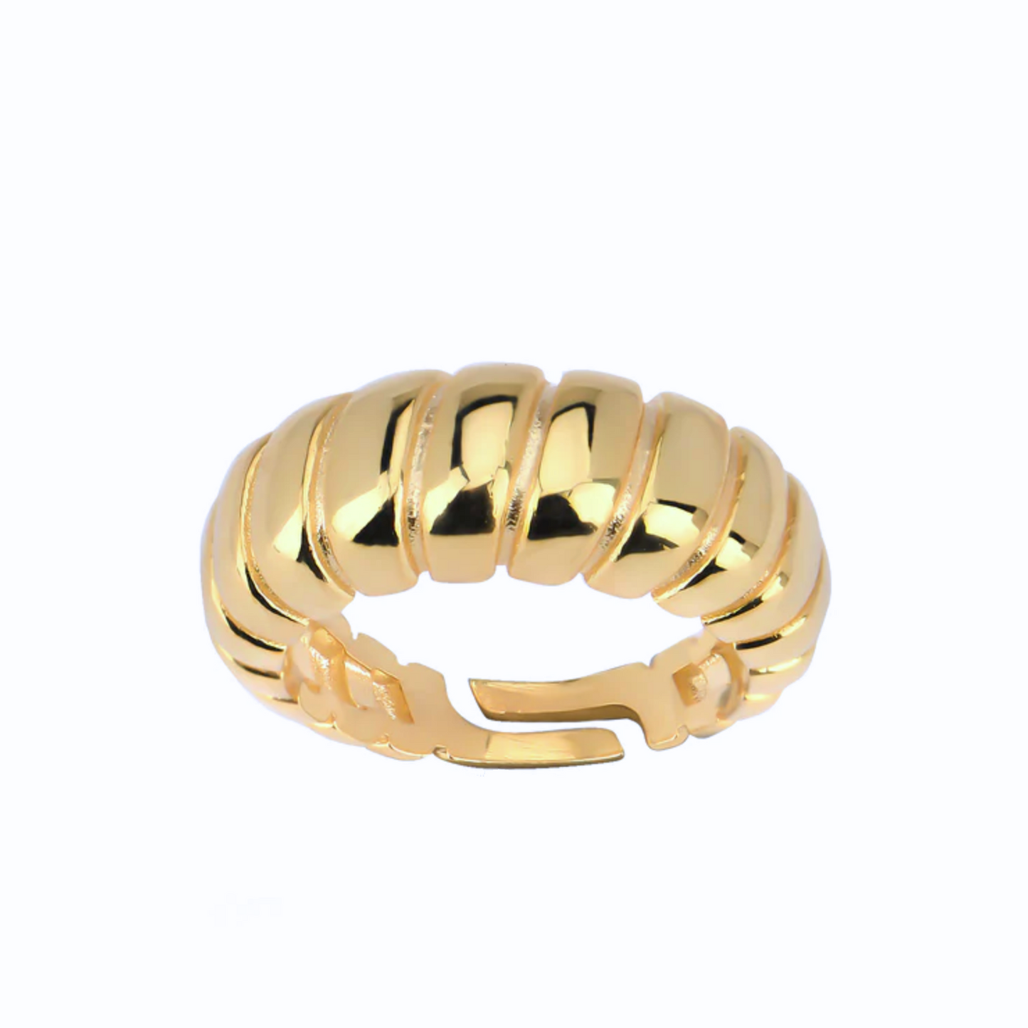 CANNES Croissant Ring Gold